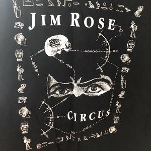 Vintage Men’s Autographed Jim Rose Black T-Shirt